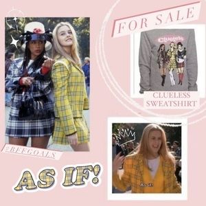 Clueless crewneck sweatshirt
